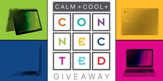 Calm Cool Connected Giveaway New Laptop In Color Blocks to Win a Prize